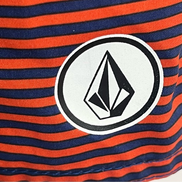 Men’s Volcom Orange & Blue Striped Board Shorts‎ Swim Trunks Size 31 - Picture 2 of 16